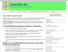 Tablet Screenshot of costaricaaa.com